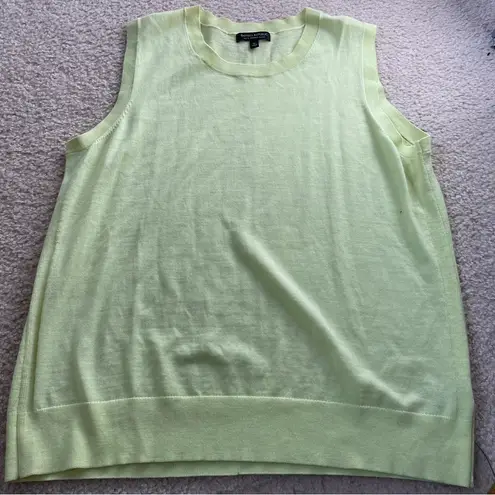 Banana Republic  neon wool sleeveless sweater vest