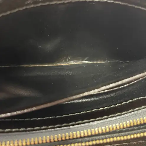 Chloé Chloe Vintage Dark Brown Leather Zippy Wallet - Preowned