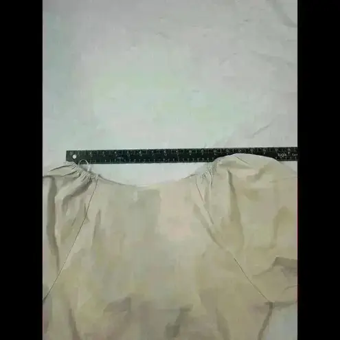 Petal And Pup Celine Touched Tie Front Top, Neutral, Minimalist , Classy Size M