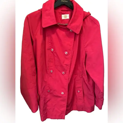 Gallery Woman Pink Double Breasted Jacket Size 2X Casual Fall Lightweight