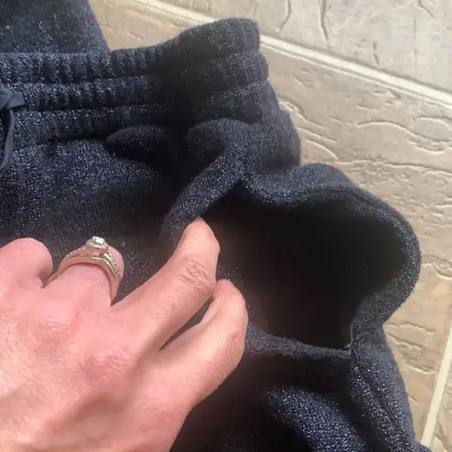 Hale Bob Metallic Striped Purple Black Loungewear Track Suit XS