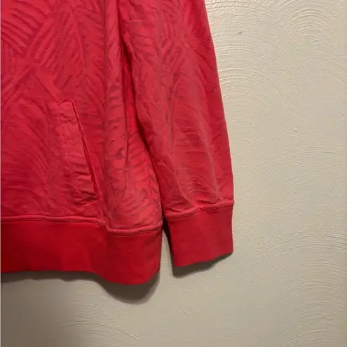 Coral Bay Pink Bomber Jacket with Ribbed Cuffs