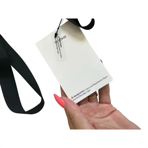 SOUL STUDIOS Clear Black Stadium Crossbody Bag NEW NWT