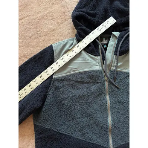 Kuhl Women's Prism Fleece Sweater Jacket Coat Blue Colorblock Size Large