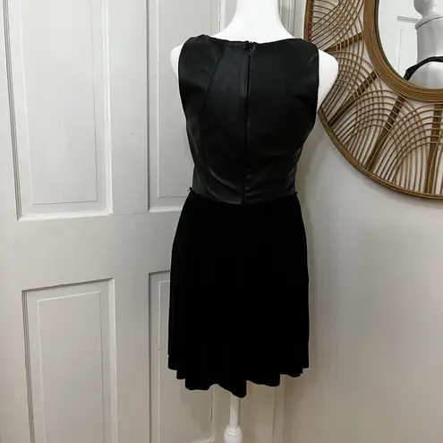 Bailey44 Bailey 44 Sz S Carpe Diem Faux Vegan Leather Fairy Goth Little Black Dress
