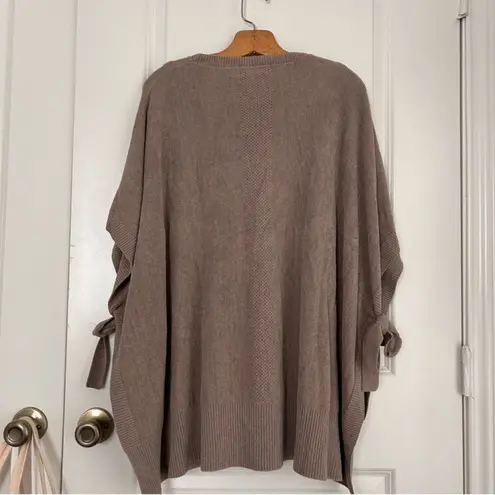 Barefoot Dreams Cozy Chic Hi Lo Poncho with Side Tie