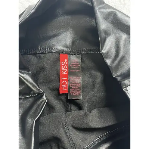 Hot Kiss Pants Women's Black Size L Skinny Medium Rise Bottom