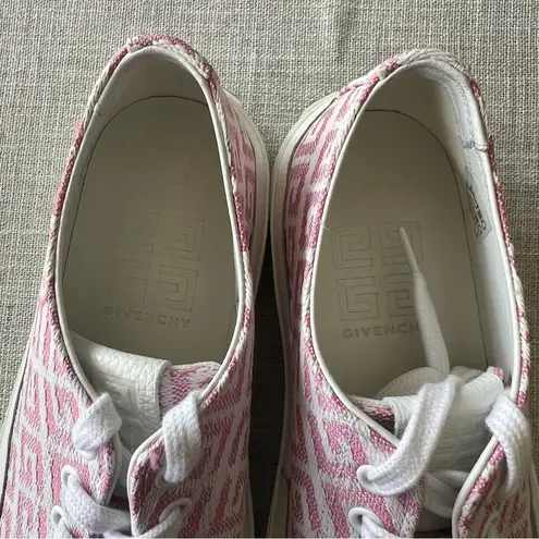 Givenchy City in 4G Jacquard women’s Sneakers White Pink size EU 36/US 6