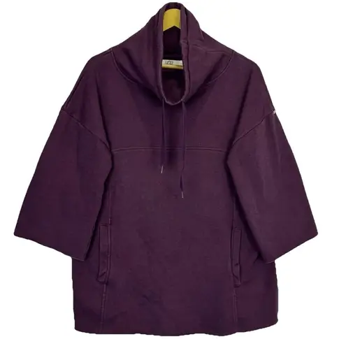 NWOT UGG Womens Oversized Funnel Neck Poncho Sweatshirt M/L Cowl Neck Pullover Red Size L