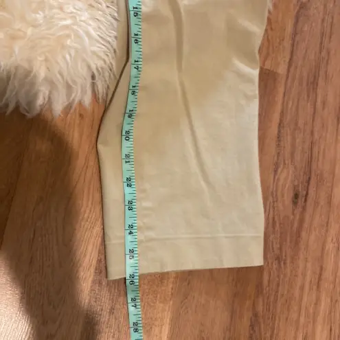 Dana Buchman Tan Khaki High Rise Straight Leg Women’s Pants EUC Sz 8 Cotton