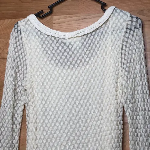 Sophie Max XL Jr. Long Sleeves Ivory Lace dress