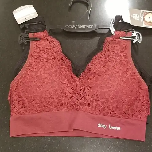 Daisy Fuentes 💕💕 Lace Wire Free Bras (2 Pack)