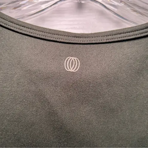 Balance Collection Green Fitted Crop Tank Top Workout Active Athleisure Outdoors