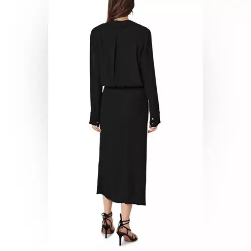 Ba&sh Robe Uria Ruched A-Line Midi-Shirtdress 6