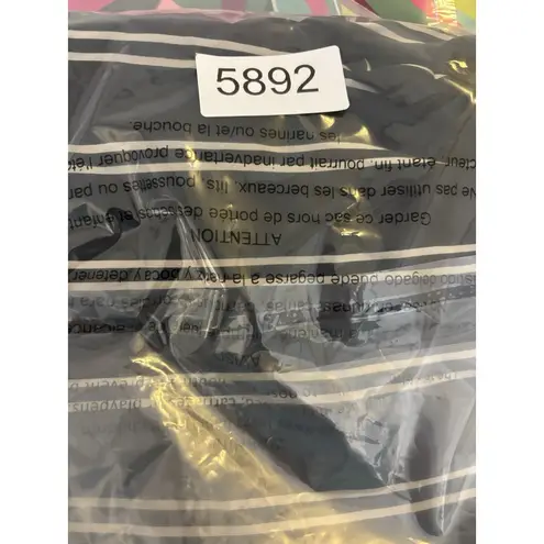 naked beast by beast silk pajama top large striped button up Black