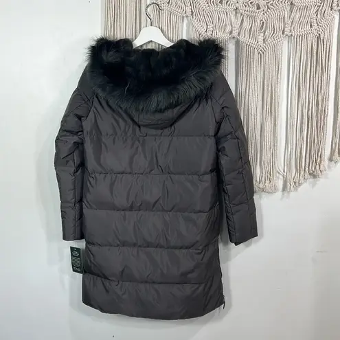 Ralph Lauren Womens Lauren  Duck Down/Feather Puffer Coat Gray Size Small