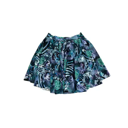 Blackmilk Koi Fish Skater Skirt Size S