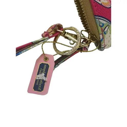 Simply Southern  Wallet Hammock Pink Seashells Starfish Zip Around Wristlet NWT