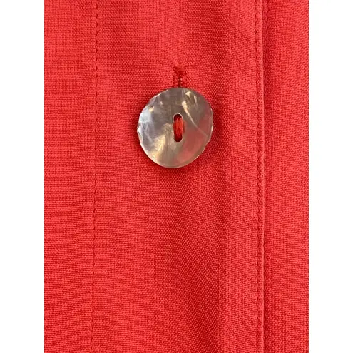 Vintage Melrose Silk Studio Jacket Small Silk Coral Granny Core Old Money NWT Pink