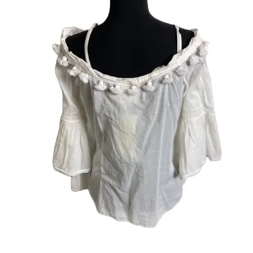 #317 FIGUE The Anita Cotton Top White