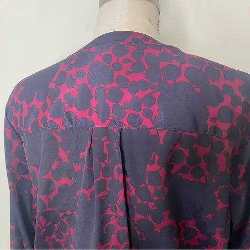 Gap  Floral Mini Dress in Navy and Burgundy, Drop Waist size M