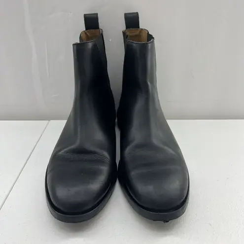 Everlane  Size 7 Leather Chelsea Boots Bootie Italian Black Square Toe Women’s