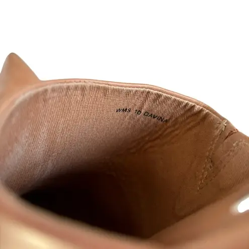 Dolce Vita Davina Camel Pointed Toe Slip On Heeled Mules Women’s Size 10 Tan