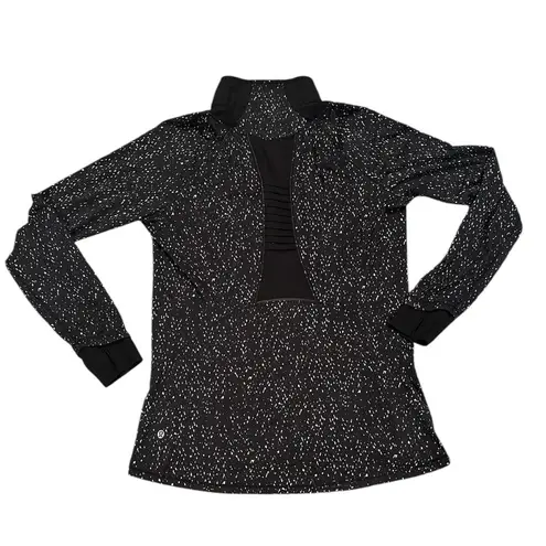 Lululemon  Go The Distance 1/2 zip butterfly texture mink berry black mesh 12 thumbnail 5