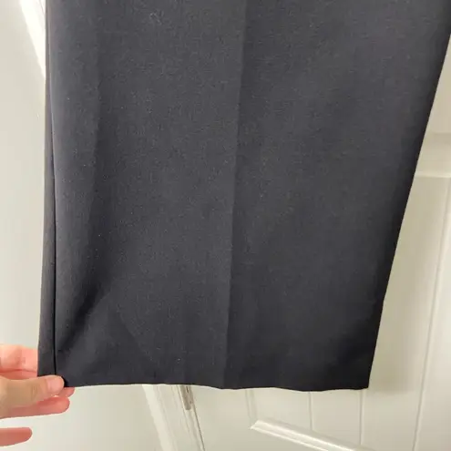 Covington NWOT Essentials women’s solid black flat front dress pants trousers 14