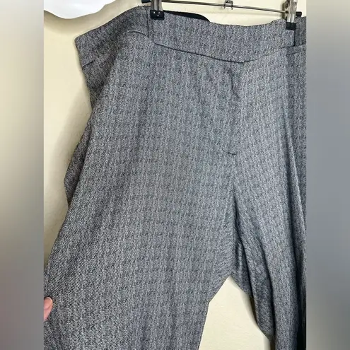 Lane Bryant NWT: The Allie Gray with Black & White Blended Textured Pants Sz 26R - Image 6
