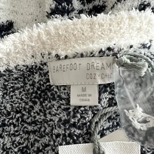 Barefoot Dreams - NWT Cozychic Seaside Crew Neck Sweater Cream Fair Isle Sz M