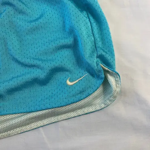 Nike Women's Medium Light Blue Jersey Athletic Shorts 3" Inseam