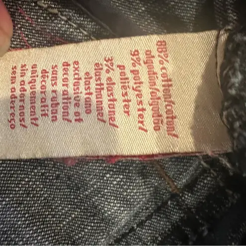 Calvin Klein Peplum Denim Jacket Fitted Size Small Jean Jacket 90’s Y2K vintage Blue