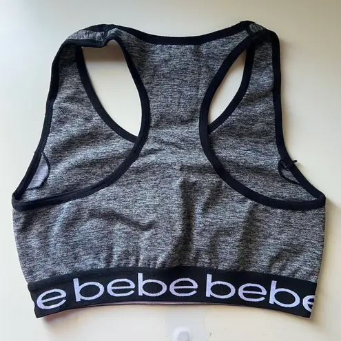 Bebe Grey Heather Sports Bra