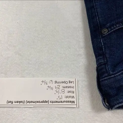 Pilcro and the Letterpress Anthropologie Sequin Floral Slim Boyfriend Jean