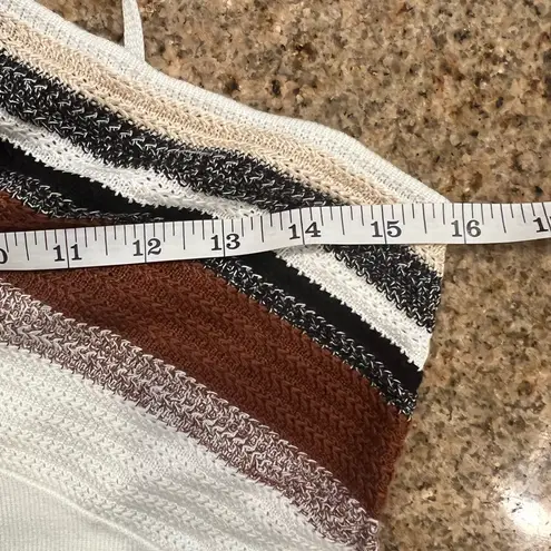 COMMENSE Color Block Knit Halter Dress
COLOR