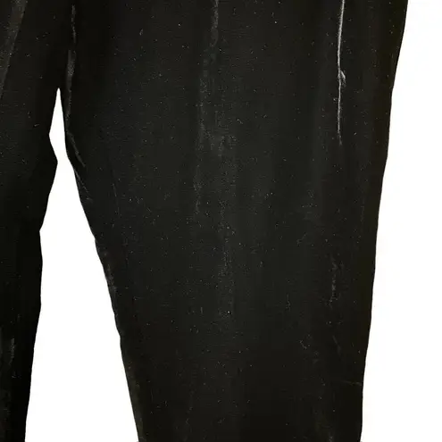 Ralph Lauren  Black Velvet High Waist Pants Size 10