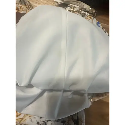 Bebe  Silver & Gold Sequin Wrap Dress Size S