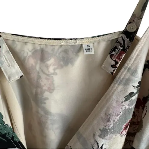 Aritzia Wilfred Astere Floral Midi Wrap Dress XS