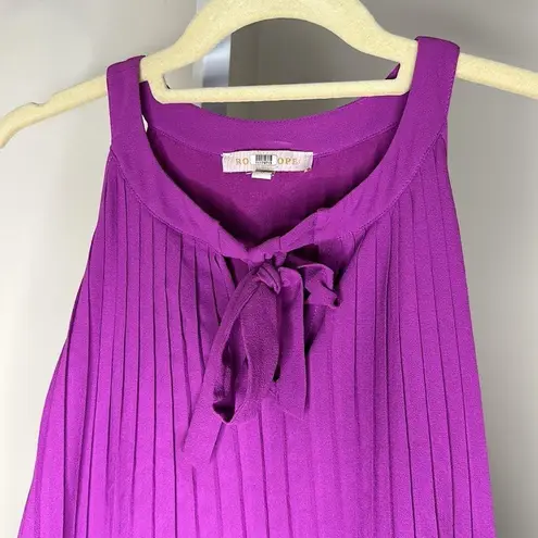 RTR Rosie Pope Darcy Pleated Maternity Blouse size Small Purple