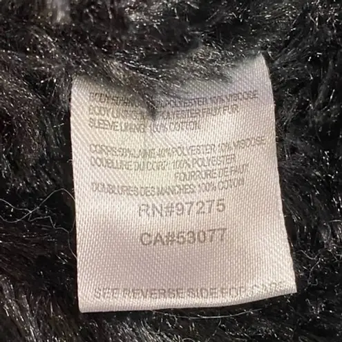 Fox Racing Girls Coat Small Plaid Button Front Faux Fur Lined Hood Pockets Gray