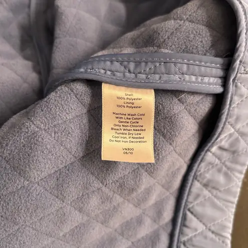 Talbots  Womens Quilted Vest Size XL Teal Warm Cozy Chore Comfy