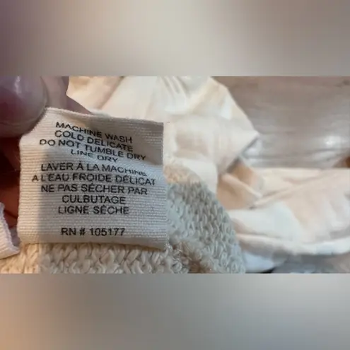 Ulla Johnson ROUND NECK rope tie sleeves SWEATSHIRT cream large