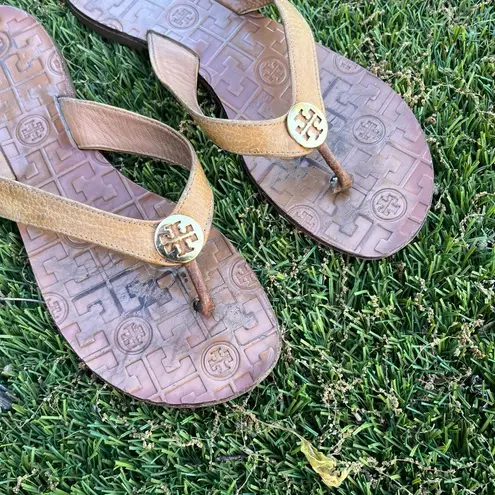 Tory Burch  Thora Tan Thong Sandals