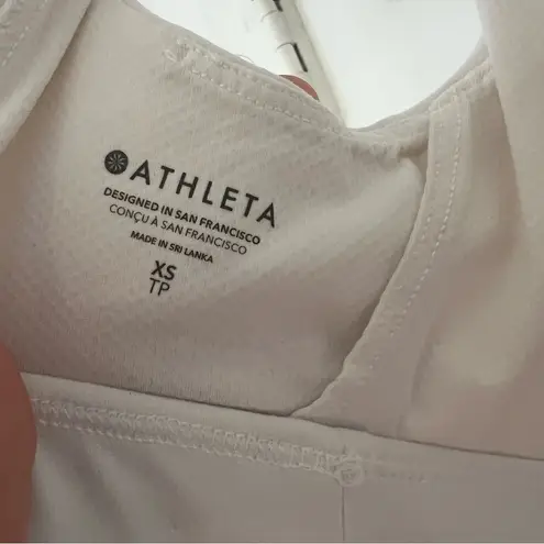 Athleta White Sports Bra XS