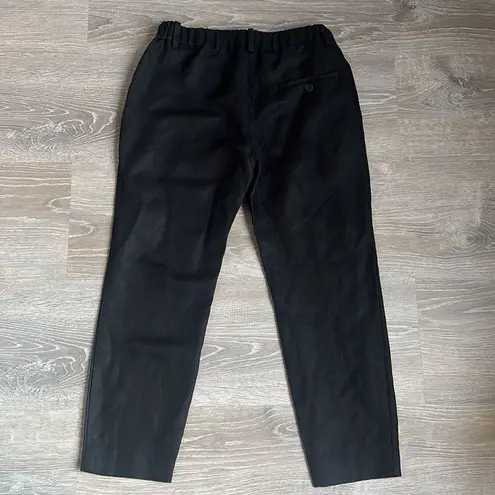 Isabel Marant Black Linen blend cropped pants