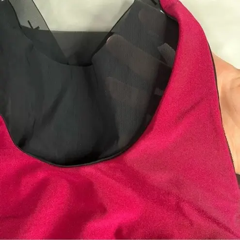 Koral Size Pink Black S Utopia Mesh Sports Bra Racerback Gym Active Strappy