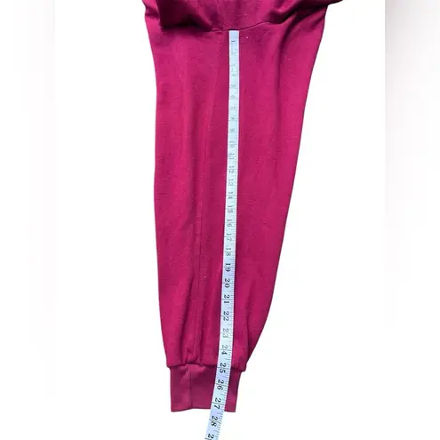 VTG Two Piece Sweatsuit From Two Twenty Maroon Embroidered Pansies Size Women’s Red Size L