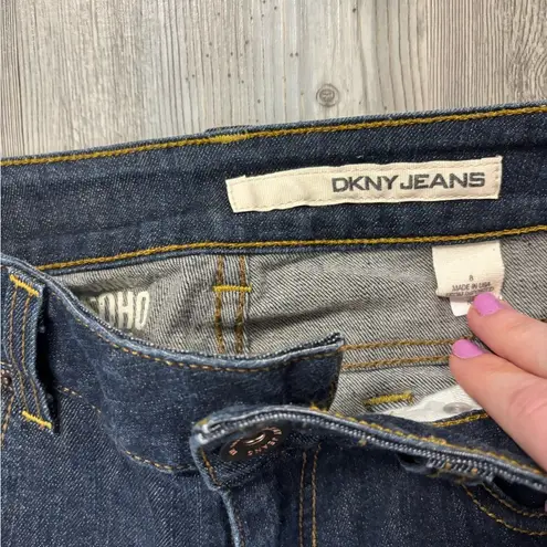 DKNY  Soho blue denim jeans size 8 inseam is 27