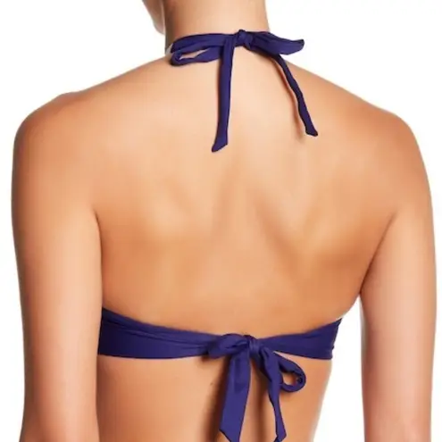 isabella rose Low Tide Bandeau Bikini Top Blue Size M